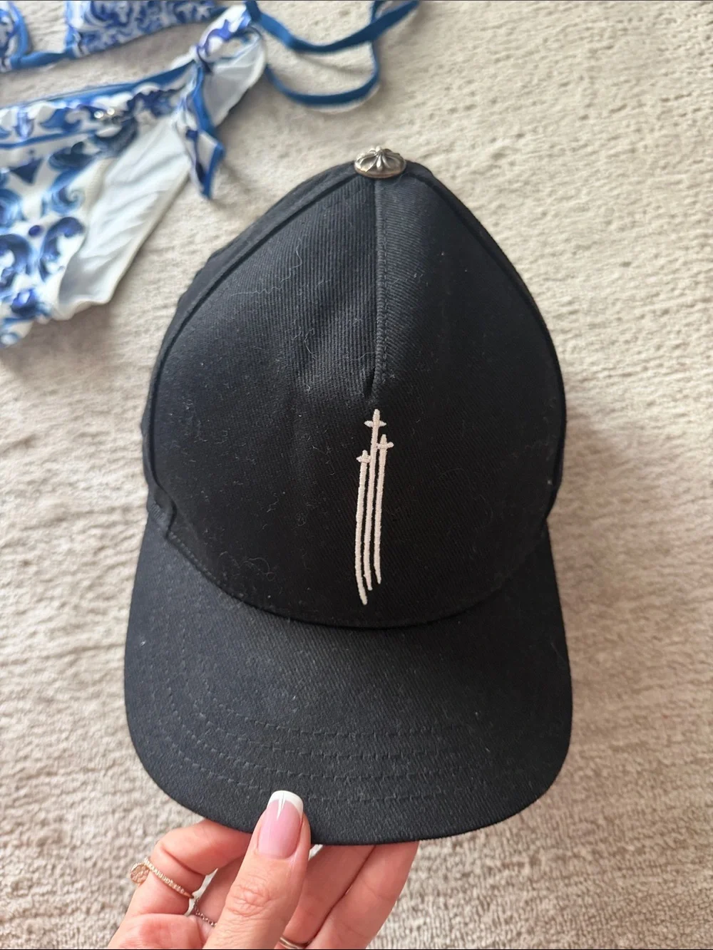 Chrome Hearts RS3 Baseball Hat Black